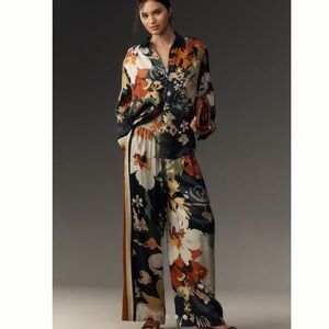 Conditions Apply Imara Satin Wide-Leg Pants